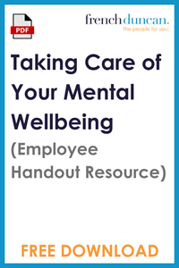 Taking Care of Employee Mental Wellbeing Download