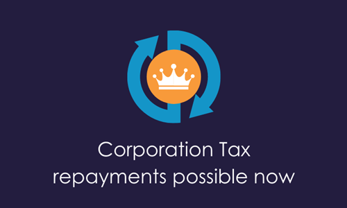 Corporation Tax repayments now available on FORECAST losses