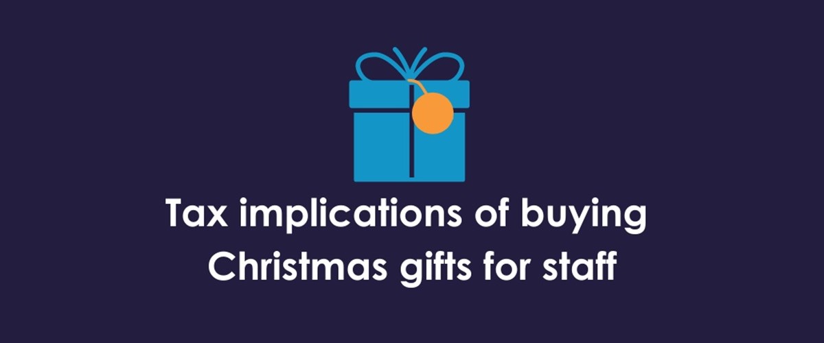 Tax implications of buying Christmas gifts for staff