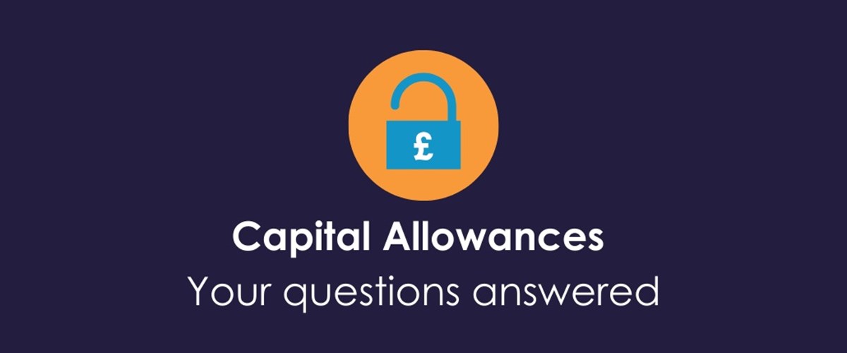 Capital Allowances - your questions answered